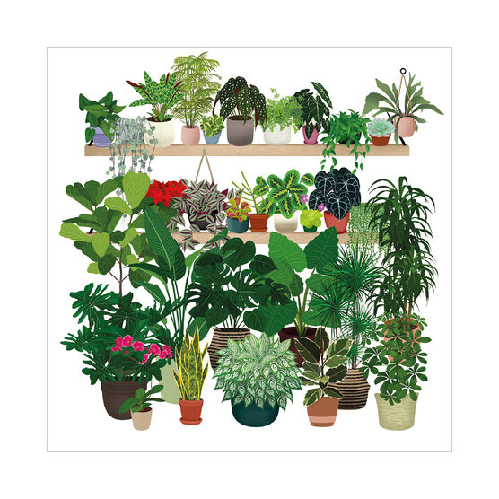 Lara Oztekin Houseplants greetings card